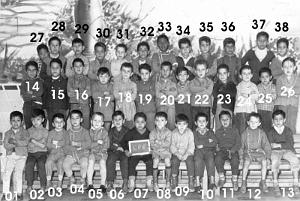ECOLE MAGNAN GARCONS 1960 CP